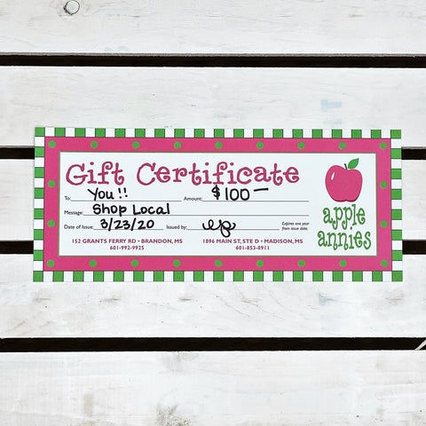 $100 Gift Card