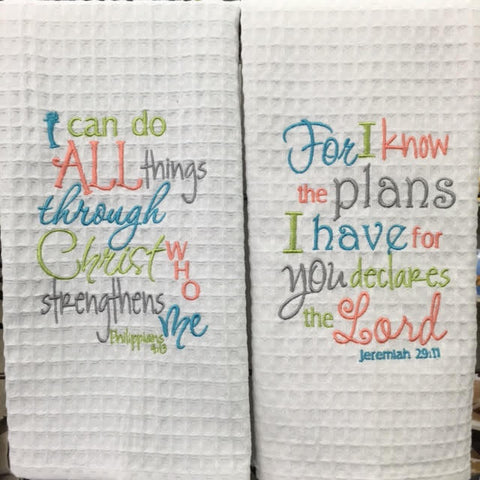 Scripture Tea Towels